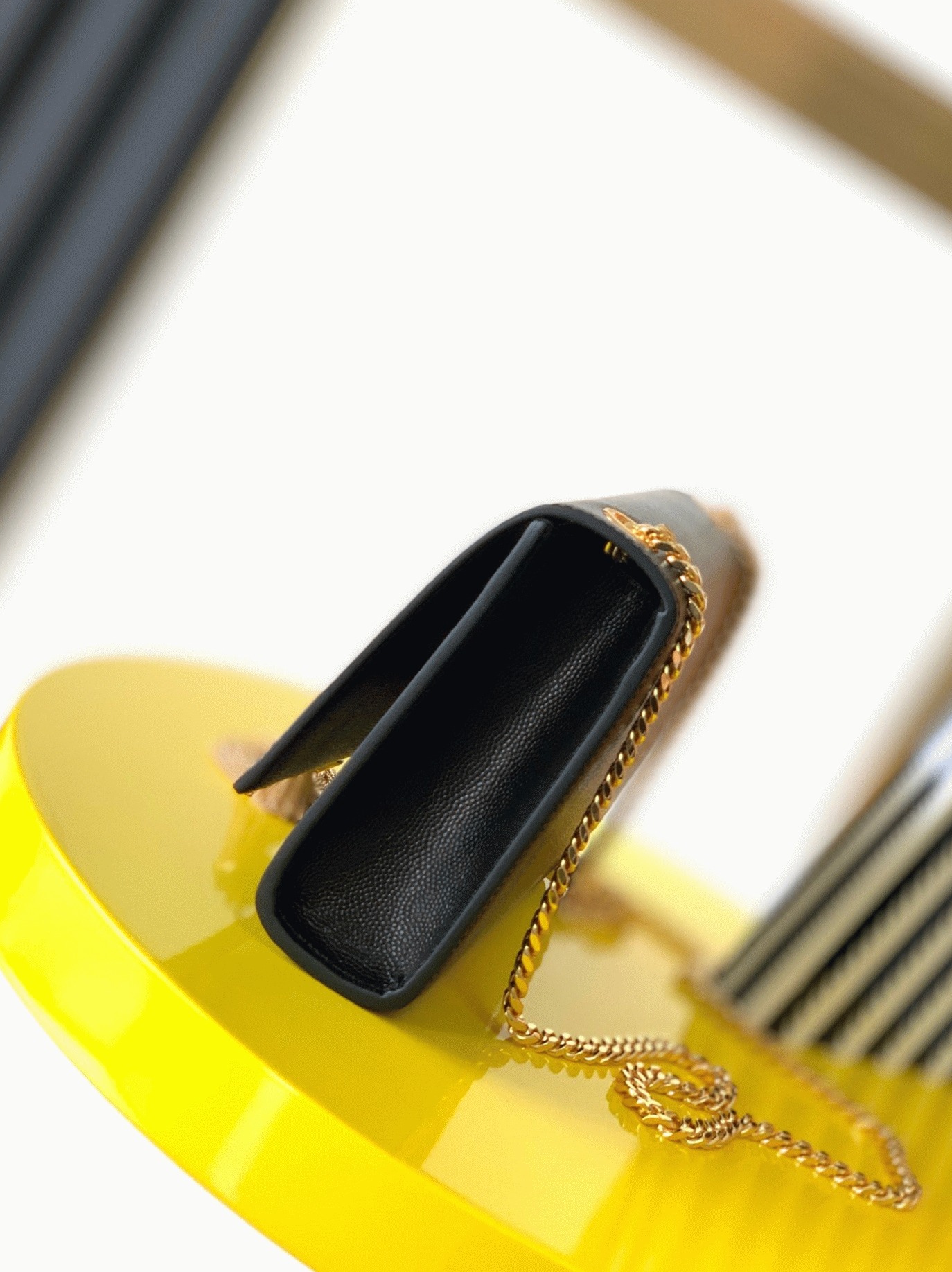 Fake Saint Laurent Kate Small Tassel Bag Black