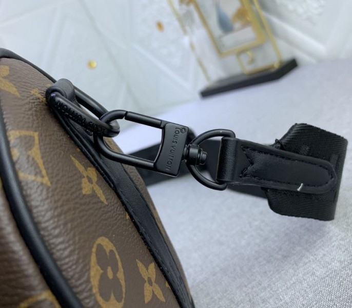 Louis Vuitton Monogram Canvas Keepall Bandouliere 25 In Black