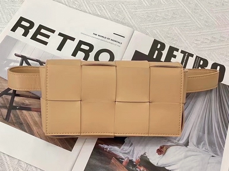 Fake Bottega Veneta Cassette Belt Bag Beige