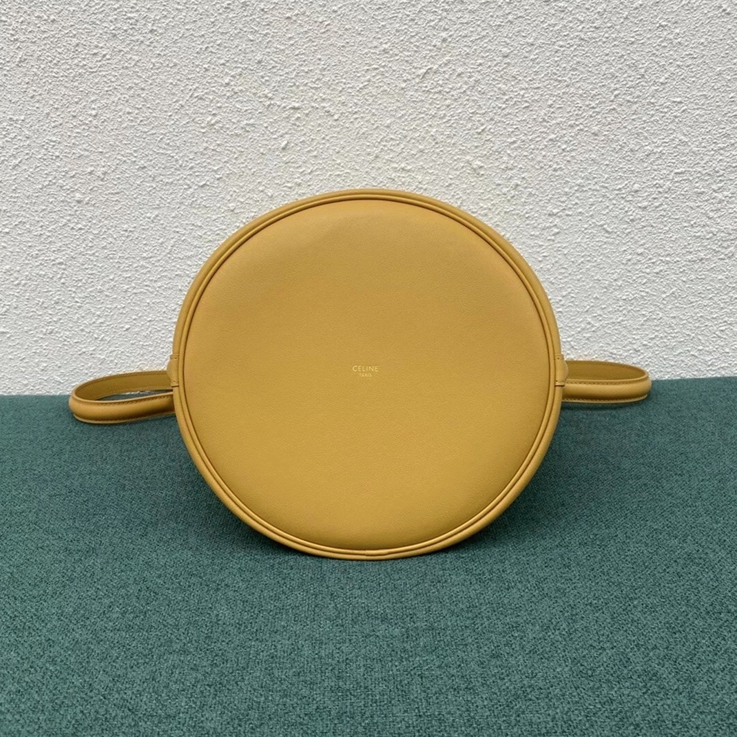 Top Quality Knockoff Celine Bucket 16 Bag In Yellow Soft Bare Calfskin