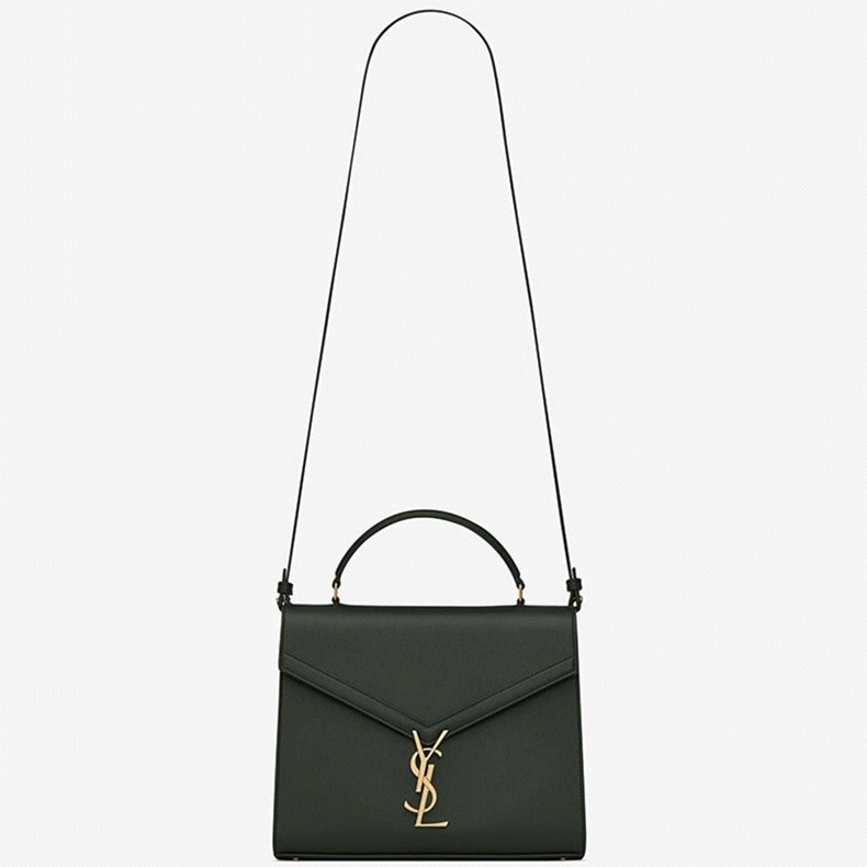Replica Saint Laurent Cassandra Medium Bag Green