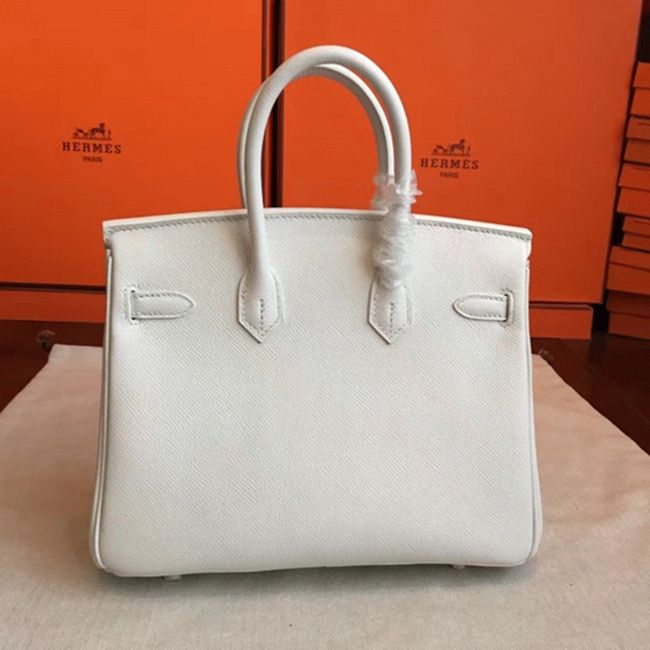 Premium Replica White Hermes Birkin 25cm Handbag