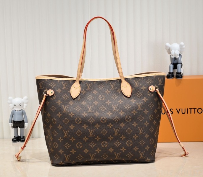 Louis Vuitton Monogram Canvas Neverfull MM Tote In Red