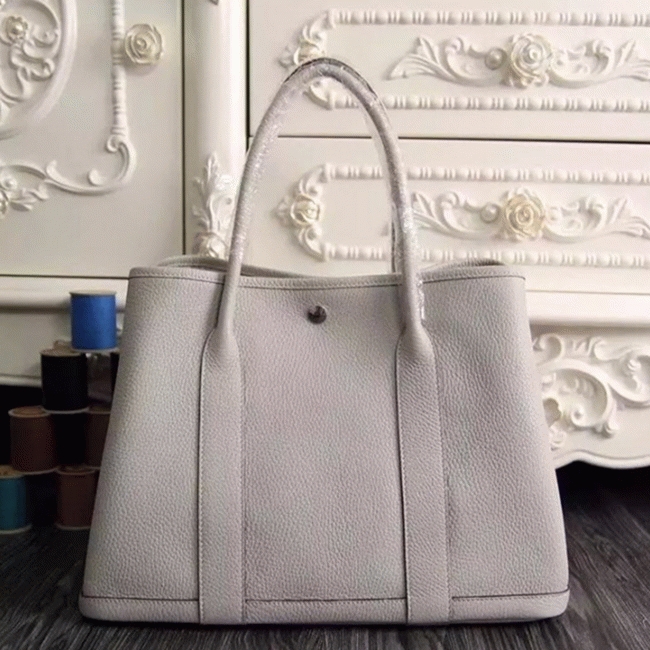 White Top Replica Hermes Garden Party 36cm Clean Tote Design