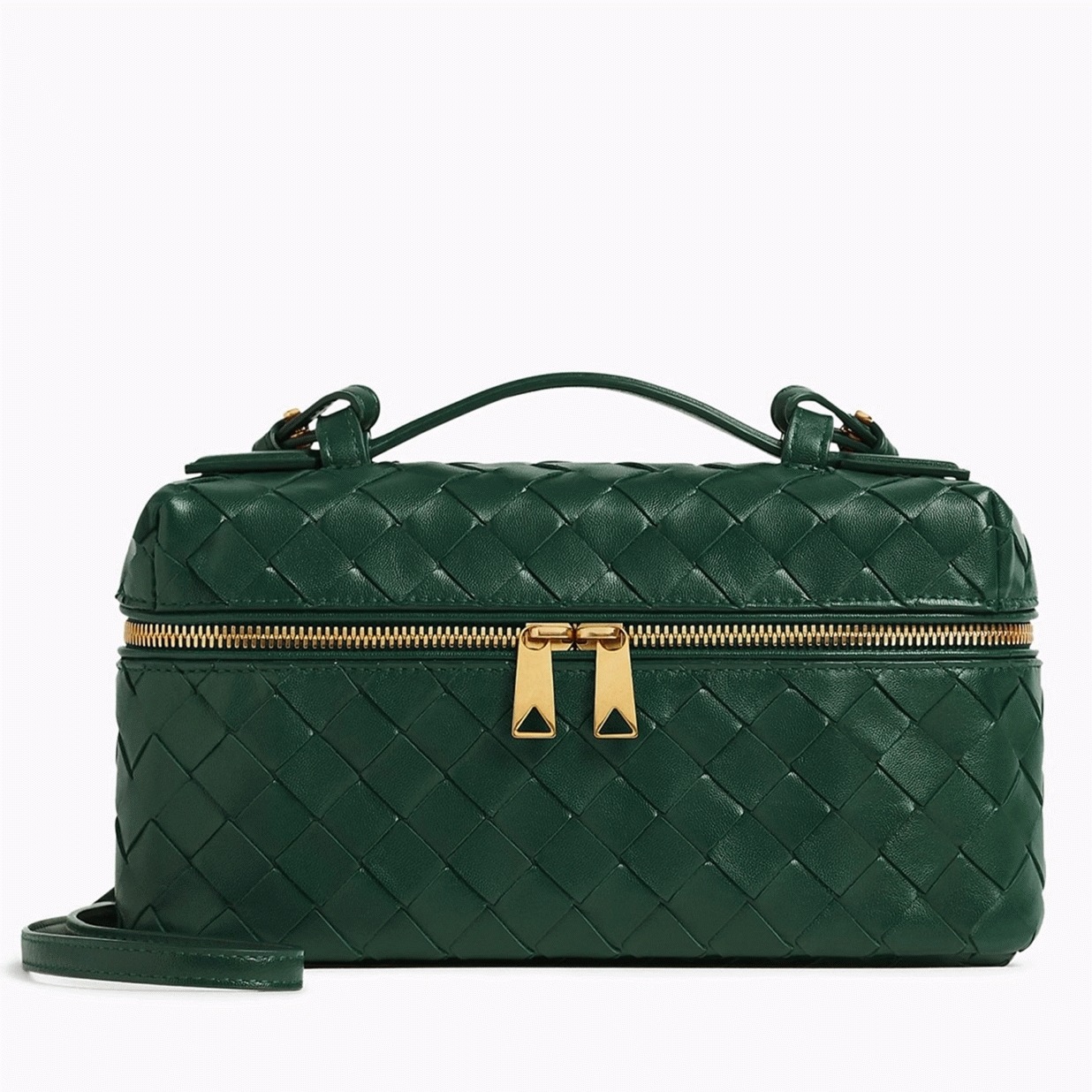 Fake Bottega Veneta Bang Bang Vanity Case Green