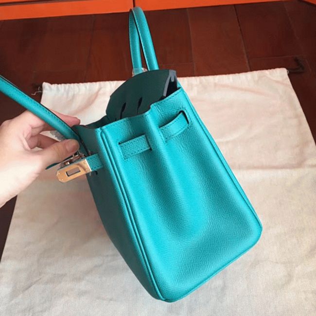 Blue Paon Hermes Birkin 25cm High-End Replica