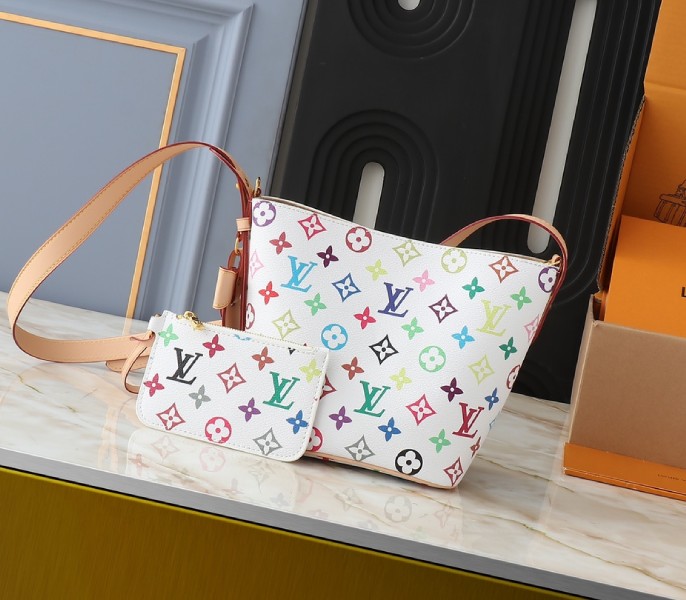 LV X TM Multicolored All In BB In White