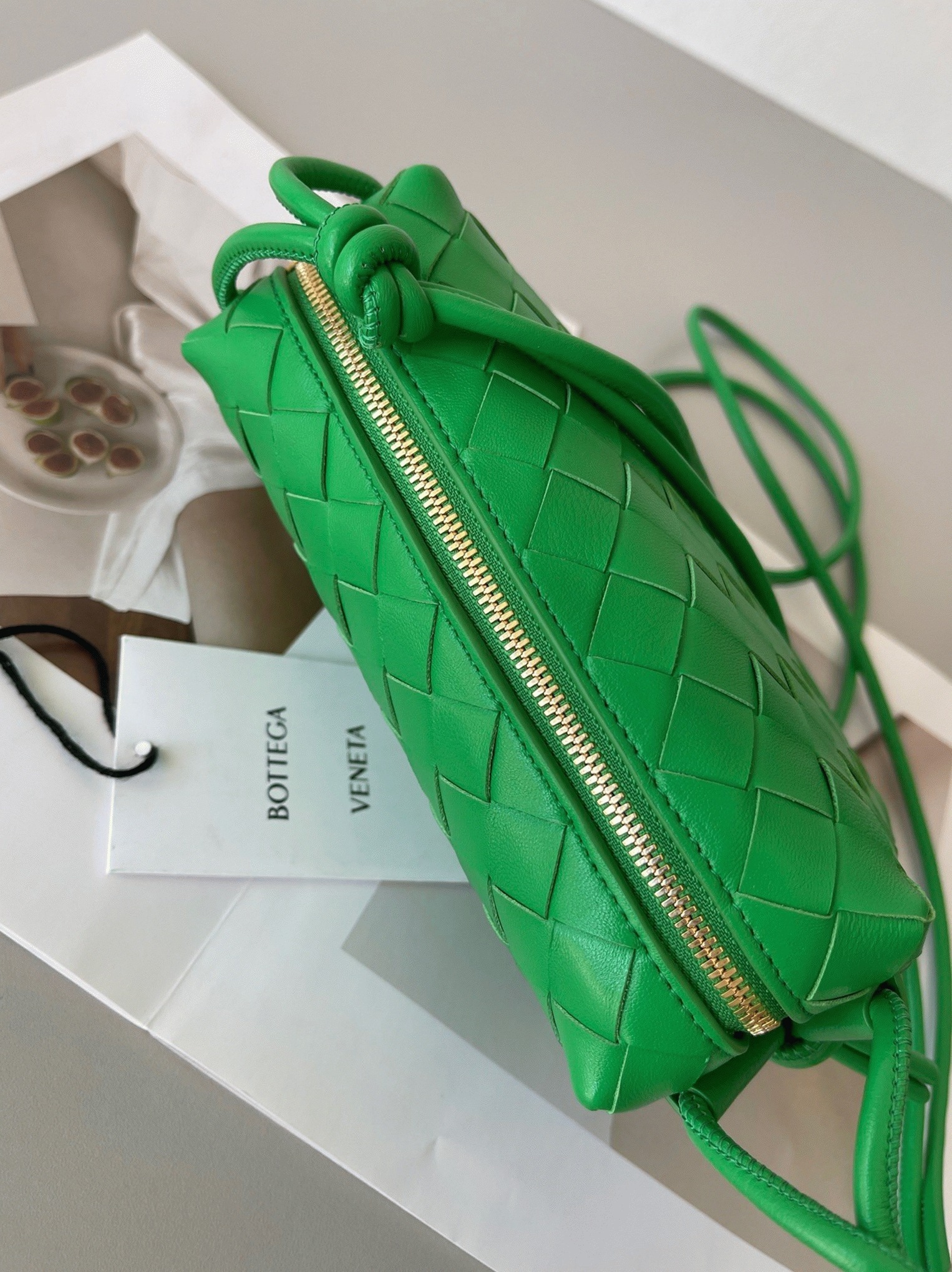 Knockoff Bottega Veneta Loop Mini Bag Green