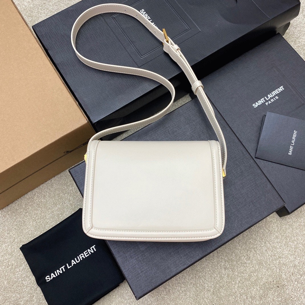 Replica Saint Laurent Small Solferino Bag White Calfskin