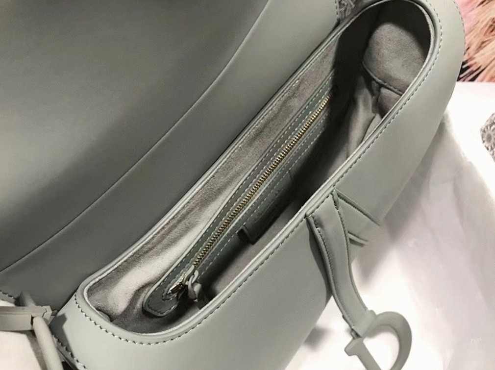 Dior Saddle Bag Faux in Grey Ultramatte Calfskin