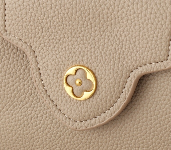 Louis Vuitton Capucines Mini Capucines Handbag In Galet Gray