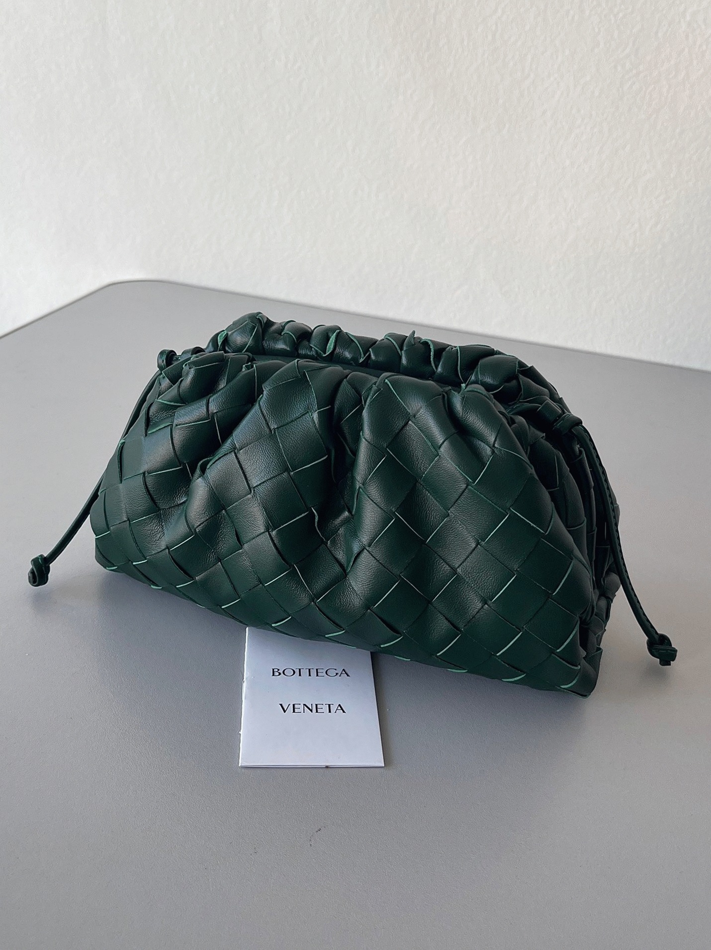 Knockoff Bottega Veneta Mini Pouch with Strap Raintree