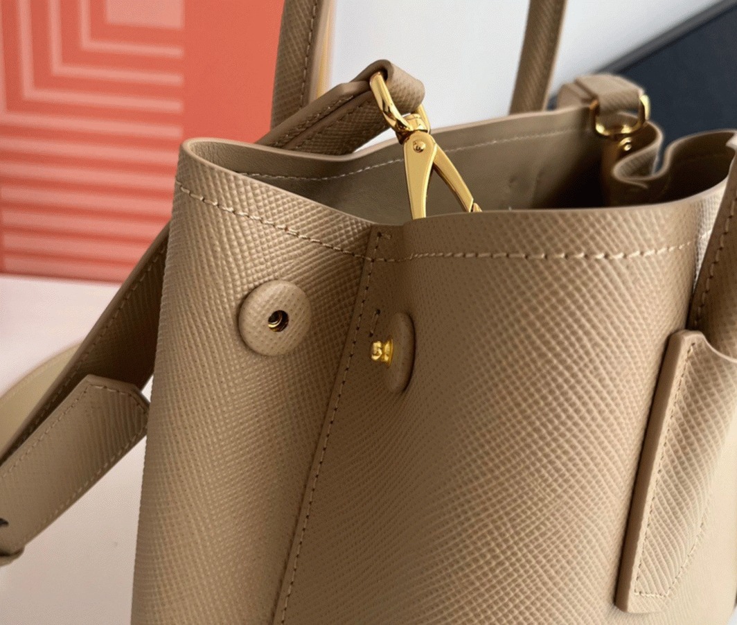 Beige Prada Double Mini Bag Fake
