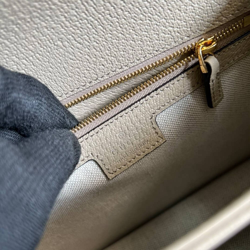 GUCCI BAMBOO 1947 JUMBO GG SMALL TOP HANDLE BAG