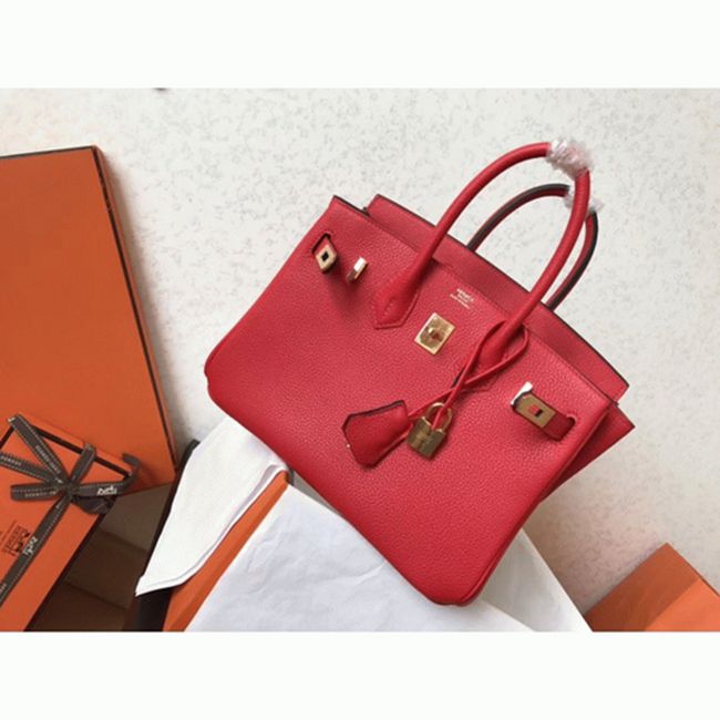Red Hermes Birkin 25cm AAA Grade Knockoff