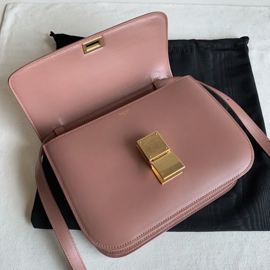 Top Quality Replica Celine Classic Box Medium Bag In Antique Rose