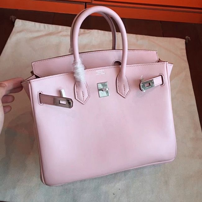Hermes Birkin 25cm Knockoff in Rose Dragee