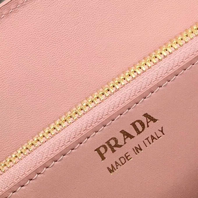 Prada Monochrome Small Bag Replica in Pink