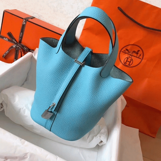 Lagon luxury copy Hermes Picotin Lock 22cm handbag