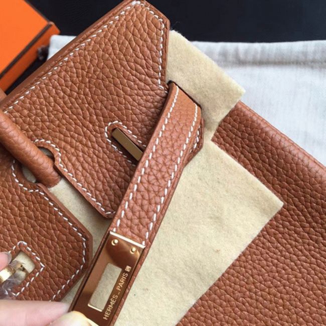 Gold Hermes Birkin 30cm High-End Designer Fake