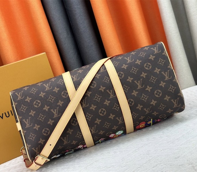 LV X TM Monogram Canvas Keepall Bandouliere 45