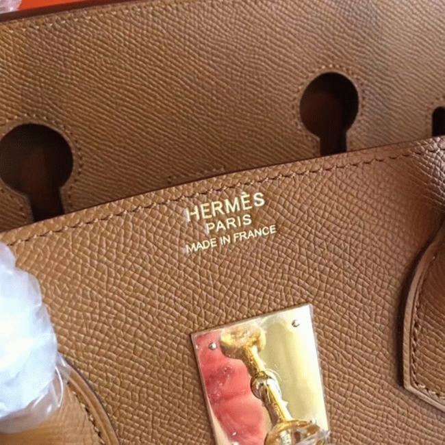 Brown Luxury Replica Hermes Birkin 35cm Handbag