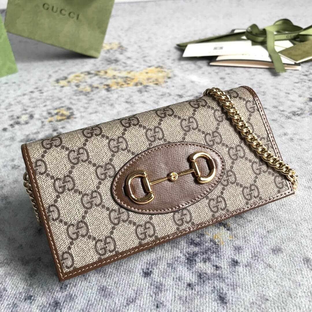 Gucci Horse Buckle 1955 Chain Wallet