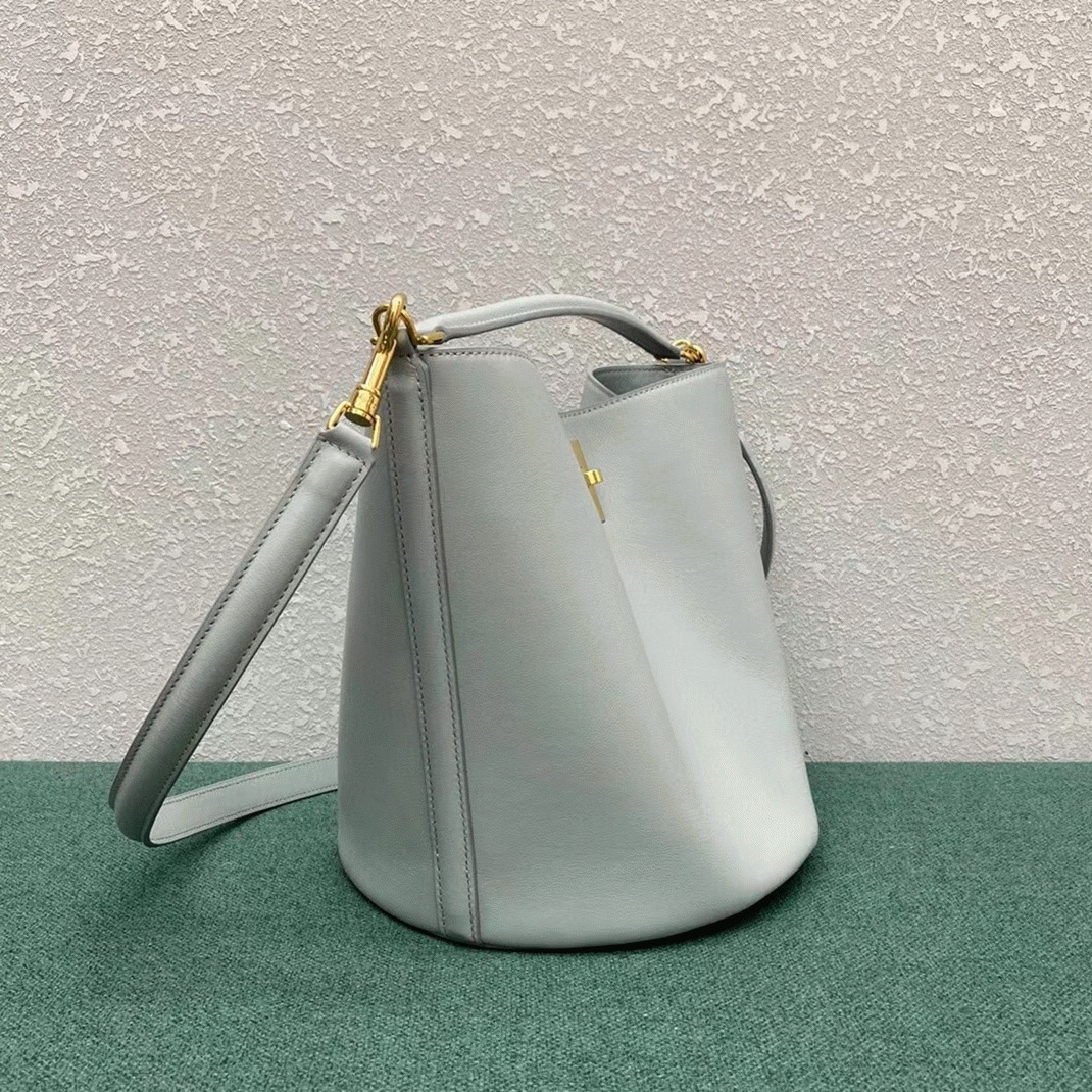 Top Quality Faux Celine Bucket 16 Bag In Mineral Smooth Calfskin