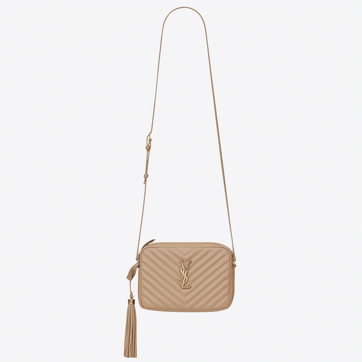 Fake Saint Laurent Lou Camera Bag Beige