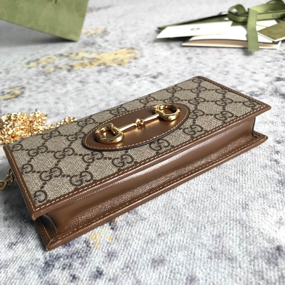 Gucci Horse Buckle 1955 Chain Wallet