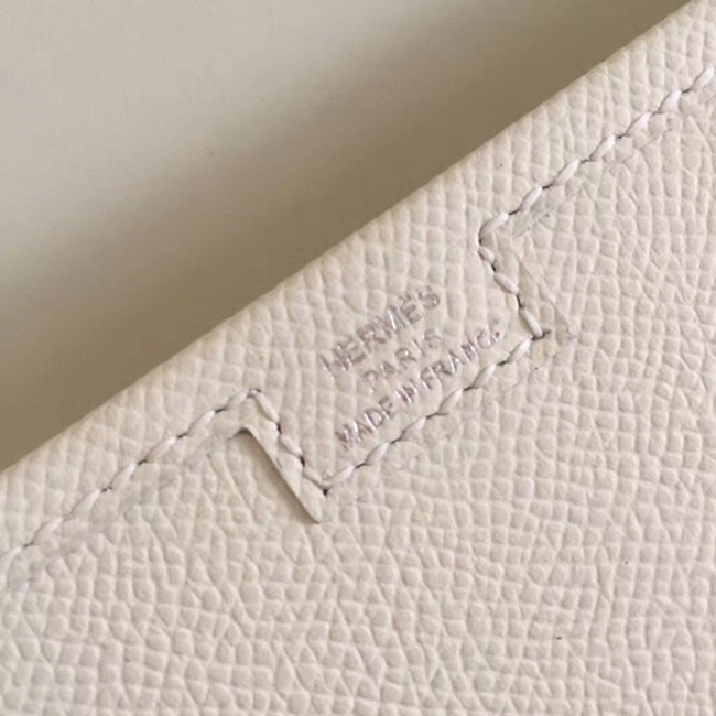 White fake Hermes Jige Elan clutch bag