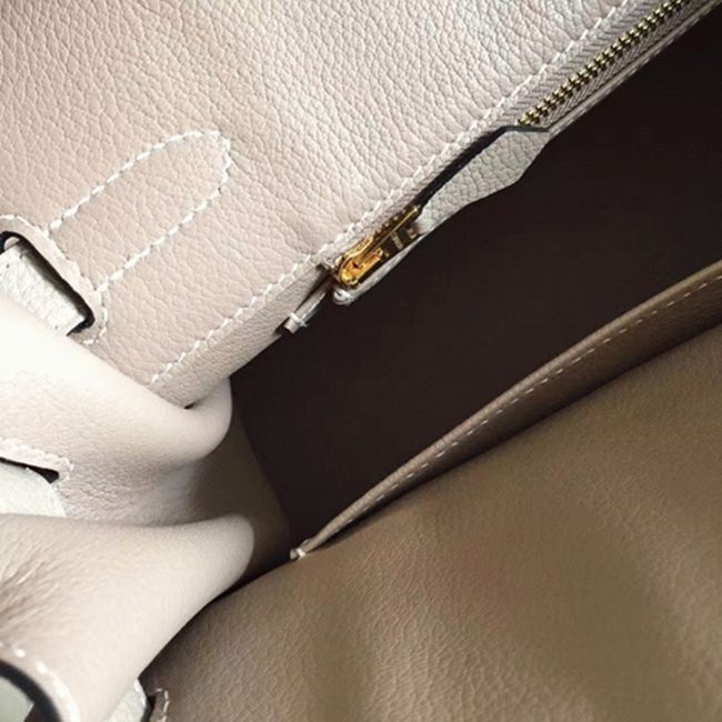 Grey High Quality Fake Hermes Birkin 30cm Purse