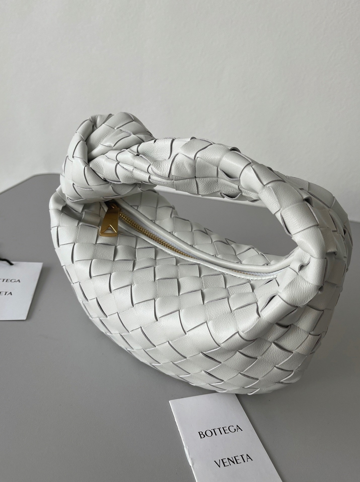 Fake Bottega Veneta BV Jodie Mini Bag White