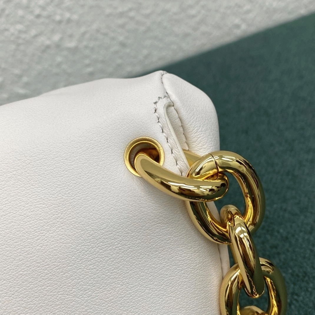 Fake Bottega Veneta The Pouch Belt Bag White