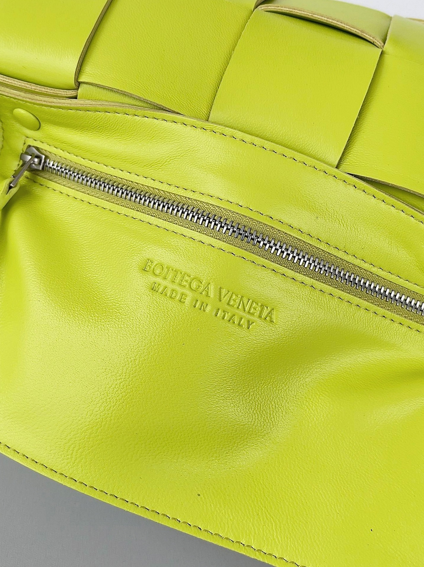 Top Quality Replica Bottega Veneta Cassett Bag In Acid Kiwi