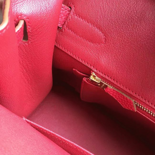 Budget Red Hermes Birkin 30cm Fake Bag