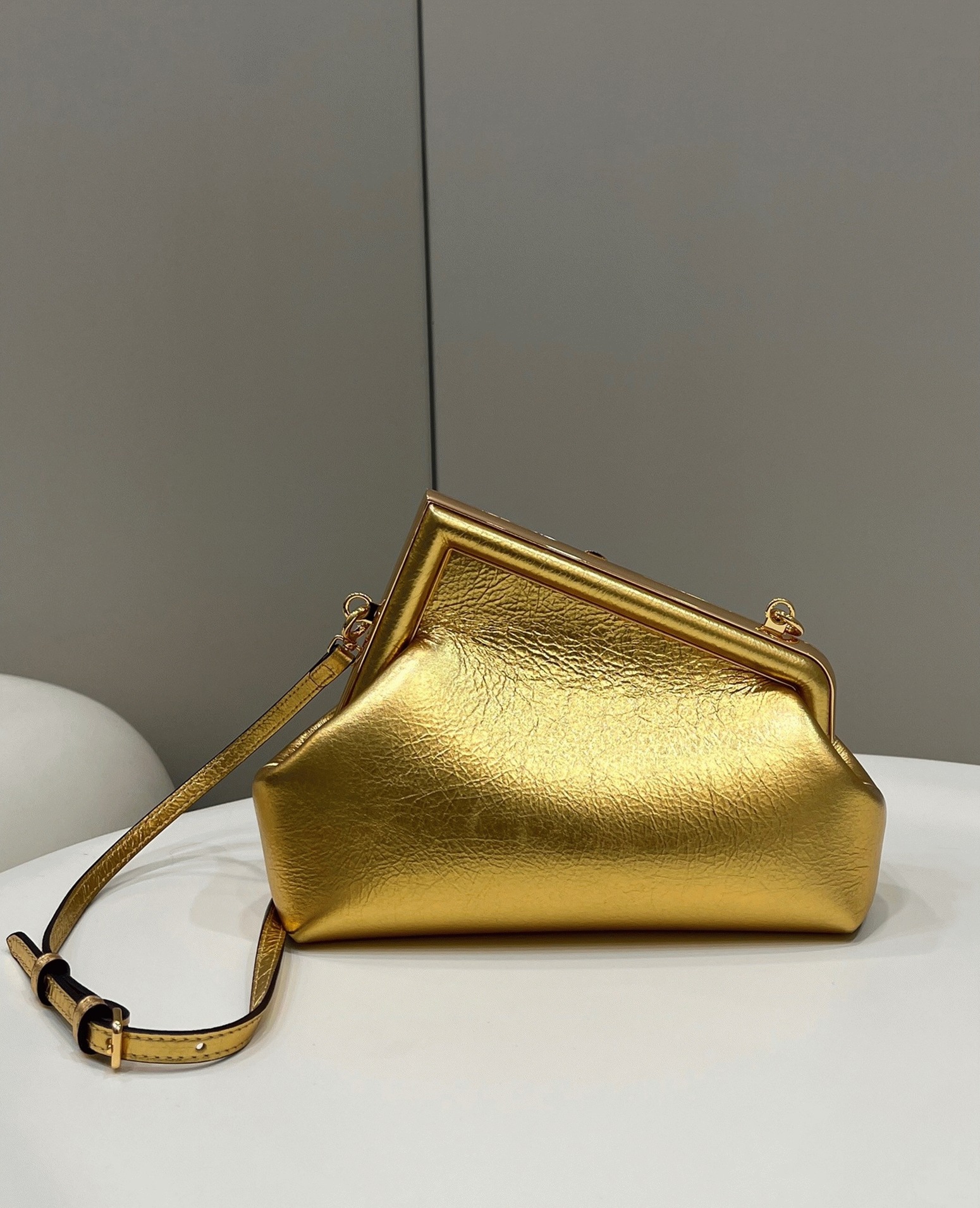 Top Quality Replica Fendi First Small Bag In Gold