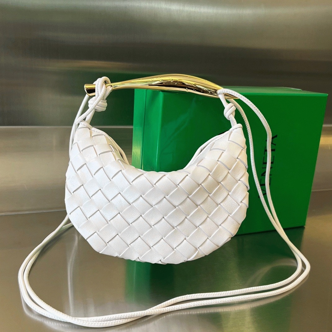 Replica Bottega Veneta Sardine Mini Bag White