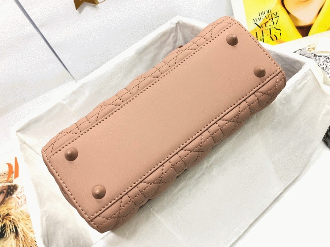 Dior Small Lady Dior My ABCDior Bag Replica in Blush