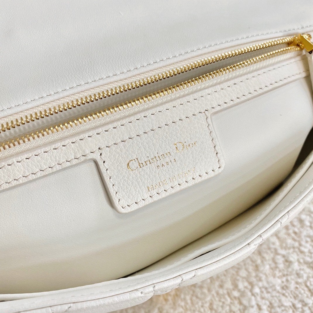 Dior Caro Large Bag Replica in White