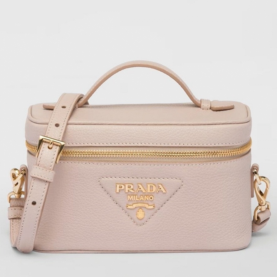 Prada Mini Vanity Bag Replica in Light Pink
