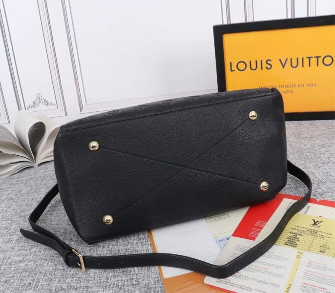 LV Monogram Empreinte Leather Maida Hobo In Black