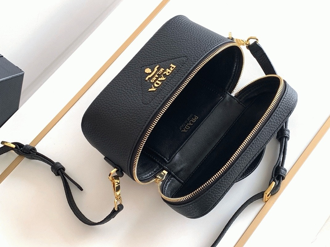 Prada Mini Vanity Bag Replica in Black
