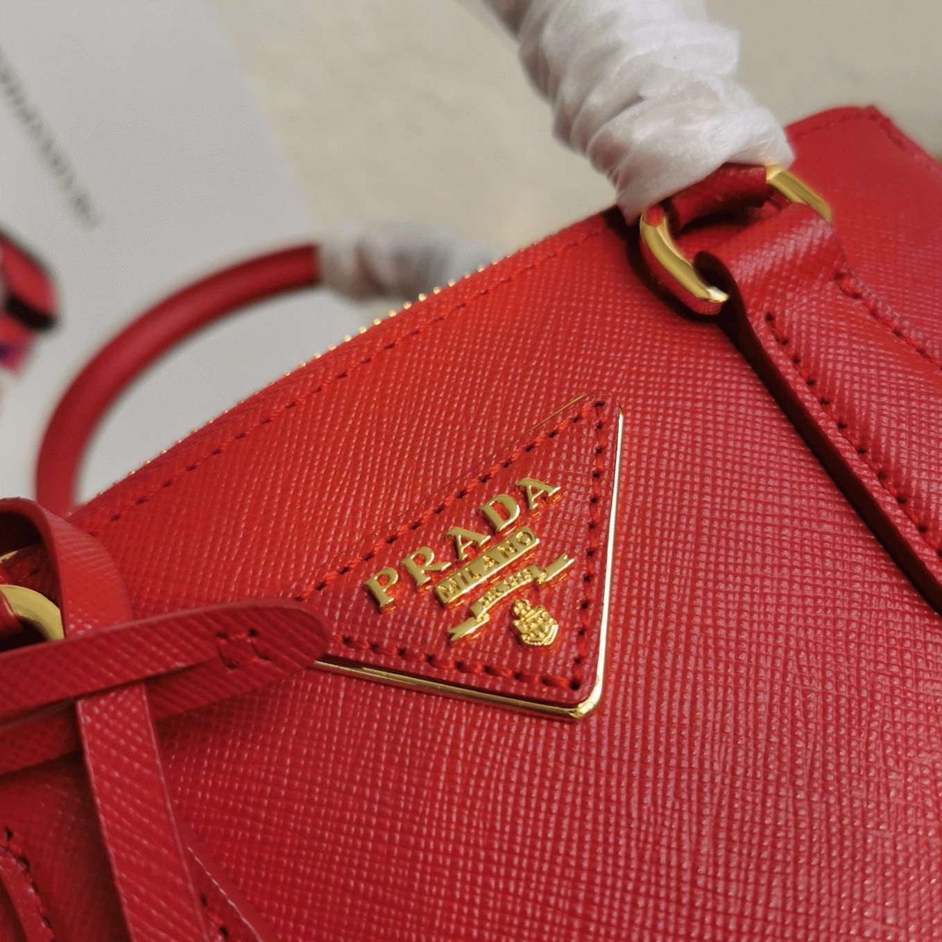 Red Prada Mini Galleria Bag Replica