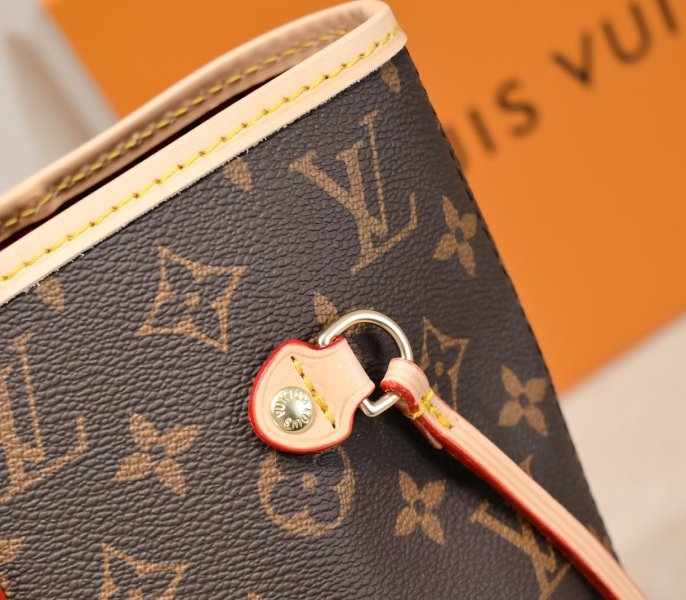 Louis Vuitton Monogram Canvas Neverfull MM Tote In Red