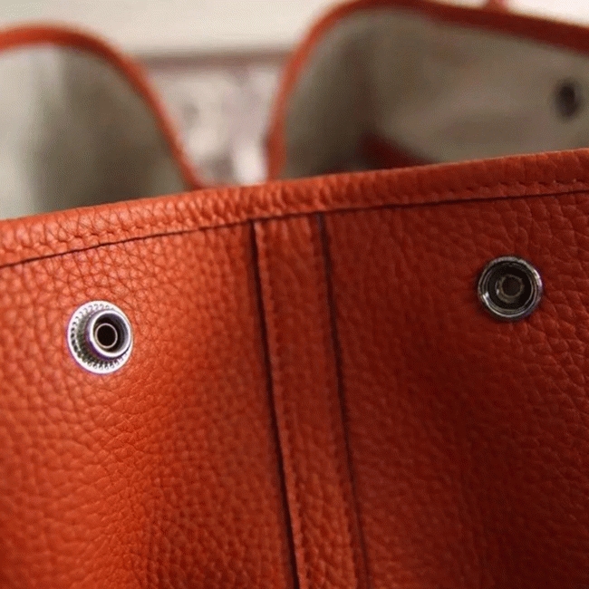 Orange Replica Hermes Garden Party 36cm Large Tote Bag