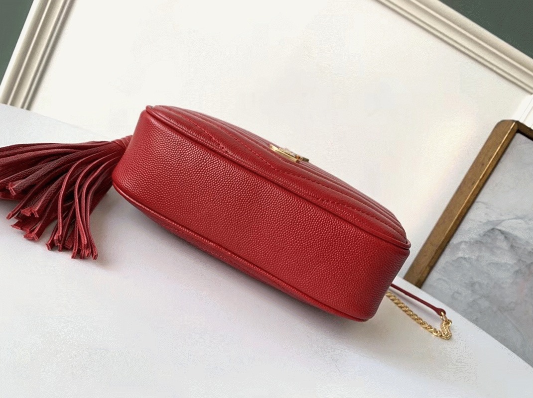 Fake Saint Laurent Lou Mini Bag Red