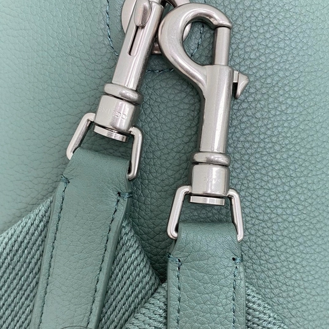 Top Quality Replica Celine Sangle Small Bucket Bag In Celadon Calfskin