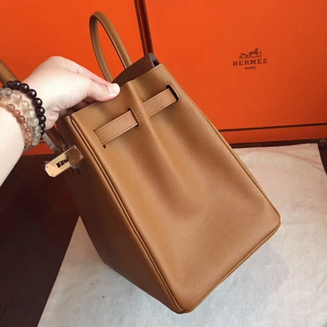 Brown Luxury Replica Hermes Birkin 35cm Handbag
