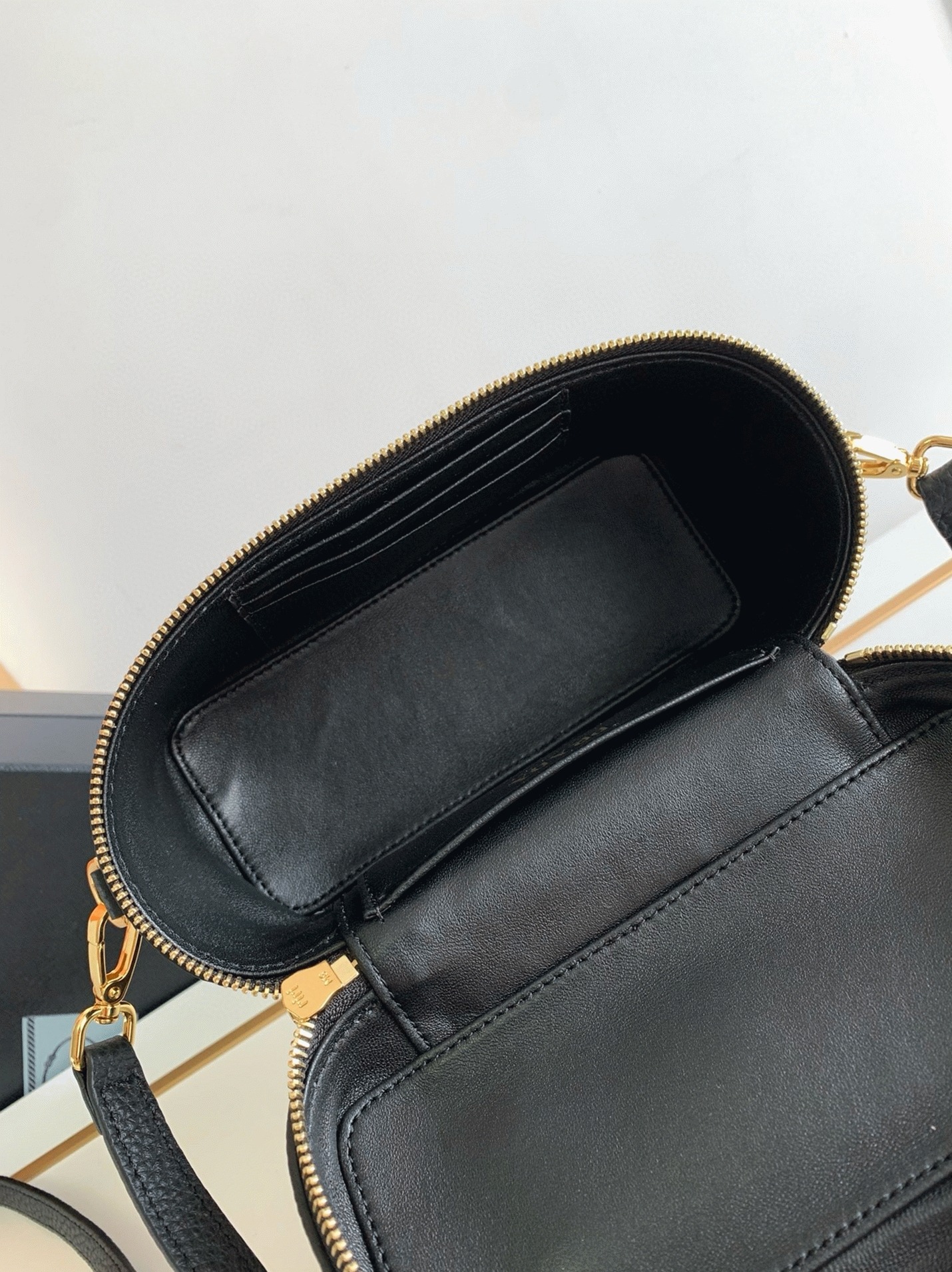 Prada Mini Vanity Bag Replica in Black